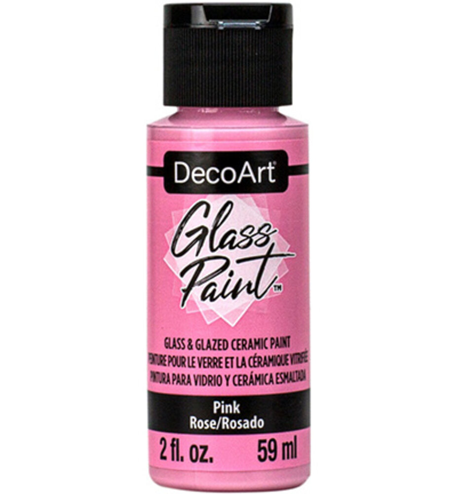 DecoArt Glass Paint Pink (DGP02) DecoArt Glass Paint Pink (DGP02)