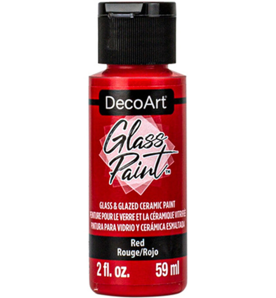 DecoArt Glass Paint Red (DGP03)