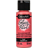 DecoArt Glass Paint Coral (DGP04)