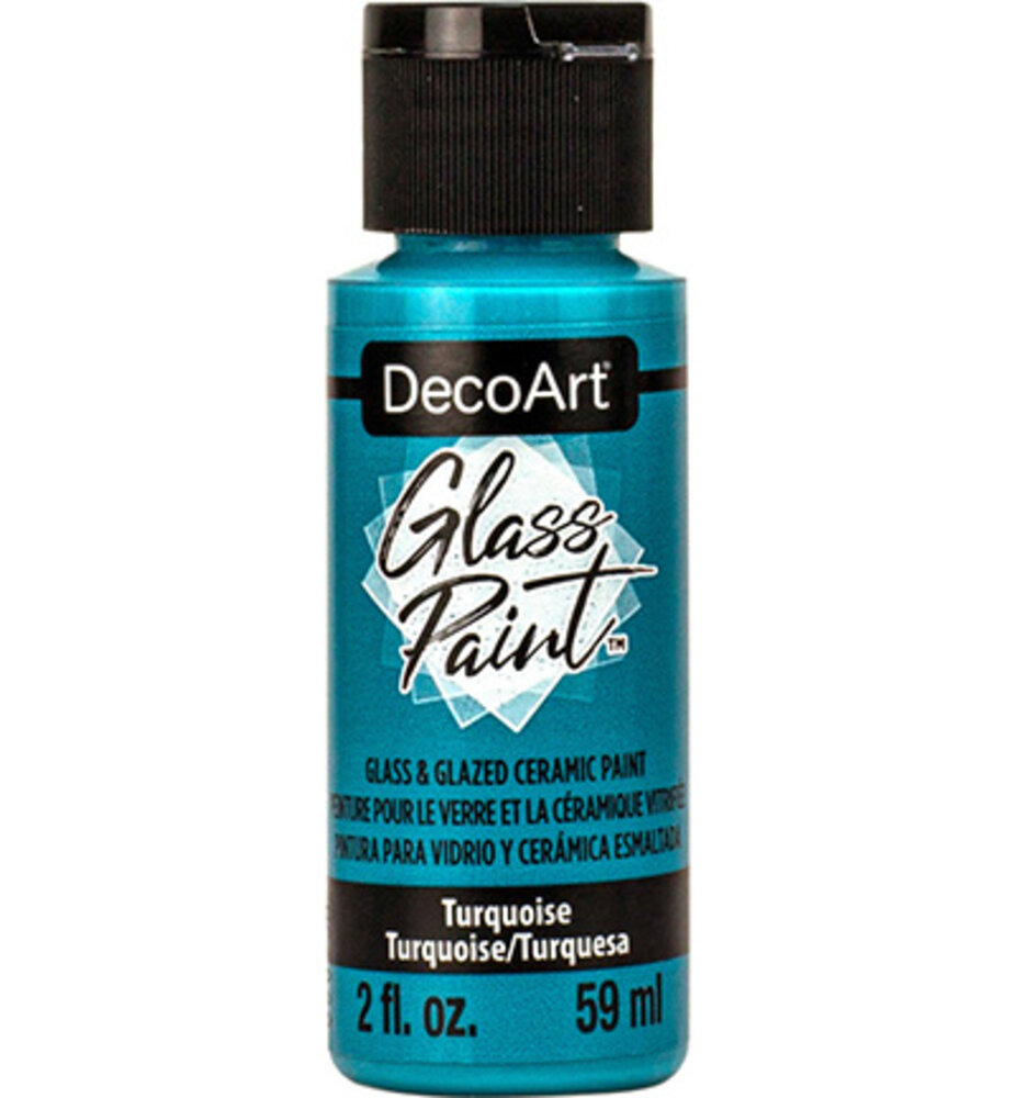 DecoArt Glass Paint Turquoise (DGP09) DecoArt Glass Paint Turquoise (DGP09)