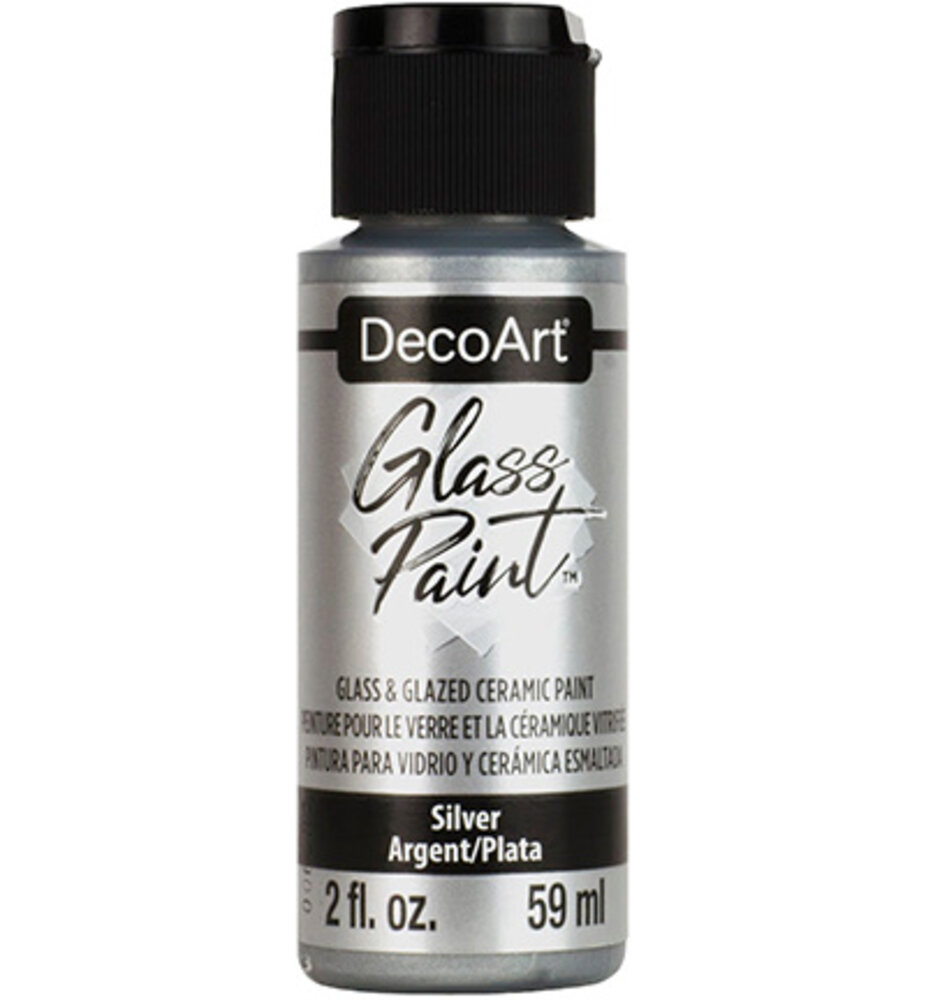 DecoArt Glass Paint Silver (DGP27) DecoArt Glass Paint Silver (DGP27)