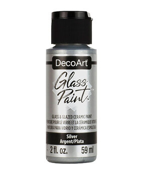 DecoArt Glass Paint Silver (DGP27) DecoArt Glass Paint Silver (DGP27)