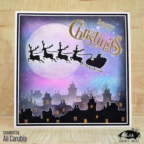 Visible Image Christmas Eve 6x6 Inch Stencil (VIS-CES-03) Visible Image Christmas Eve 6x6 Inch Stencil (VIS-CES-03)