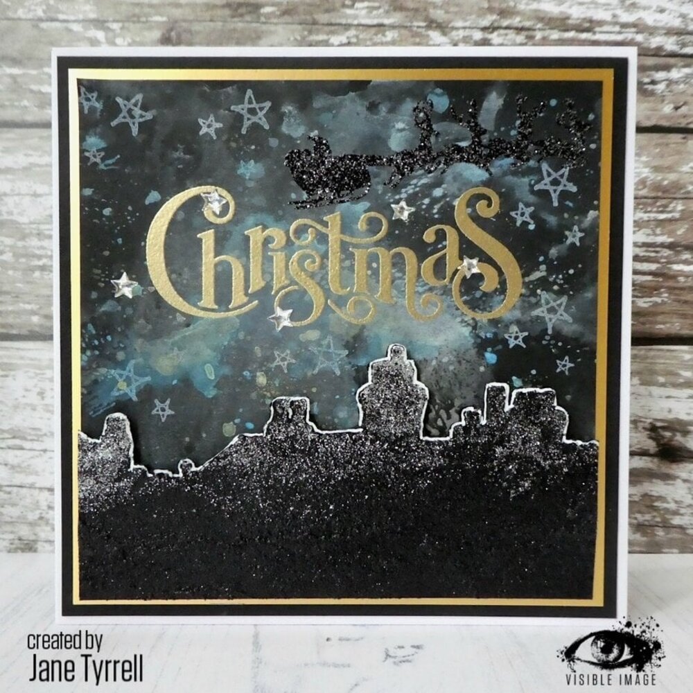 Visible Image Christmas Eve 6x6 Inch Stencil (VIS-CES-03) Visible Image Christmas Eve 6x6 Inch Stencil (VIS-CES-03)