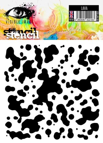Visible Image Lava 6x6 Inch Stencil (KW2315)