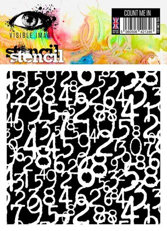 Visible Image Count Me In 6x6 Inch Stencil (XL2321) Visible Image Count Me In 6x6 Inch Stencil (XL2321)