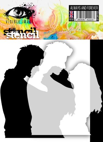 Visible Image Always and Forever 6x6 Inch Stencil (MR2323)