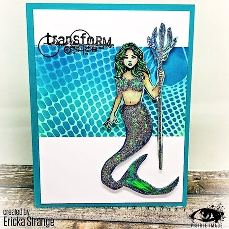 Visible Image Ripped Fishnet 6x6 Inch Stencil (JI2324)