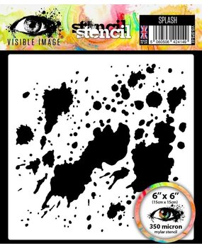 Visible Image Splash 6x6 Inch Stencil (NI2325)