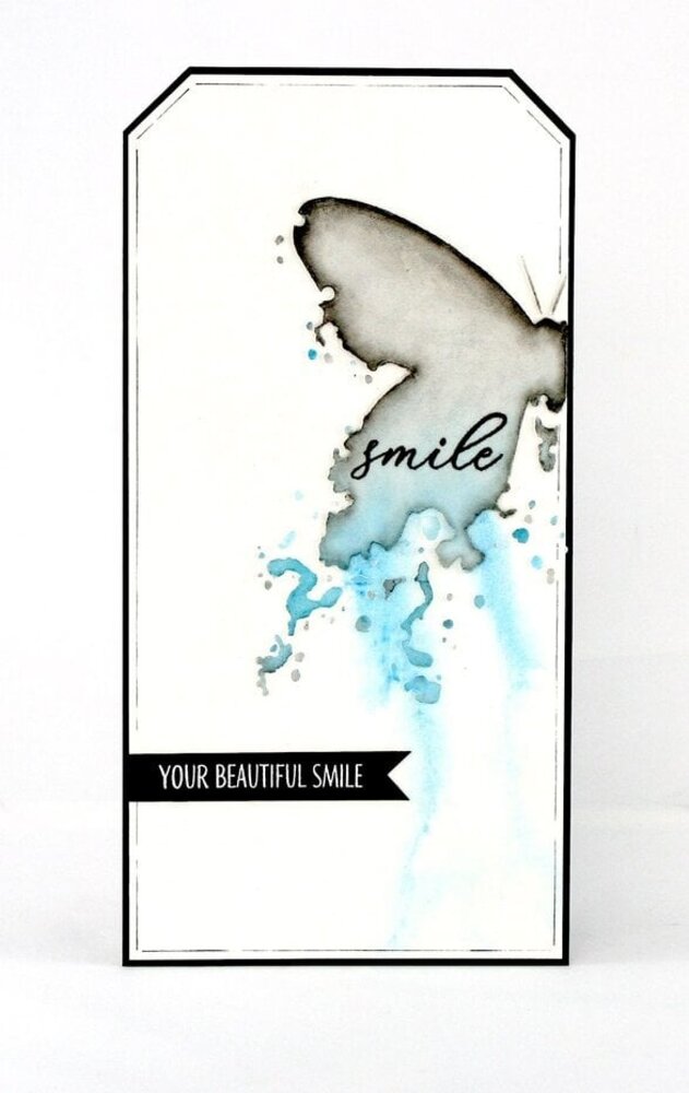 Visible Image Butterfly Ink 6x6 Inch Stencil (AJ2325)