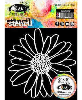Visible Image Daisy Daisy 6x6 Inch Stencil (IN2334)
