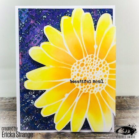 Visible Image Daisy Daisy 6x6 Inch Stencil (IN2334)