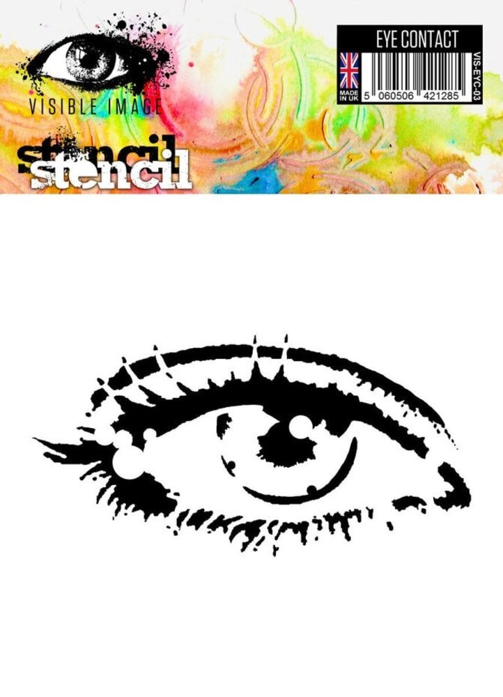 Visible Image Eye Contact 6x6 Inch Stencil (UJ2338)