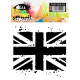 Visible Image Grungy Union Jack 6x6 Inch Stencil (SR2343)