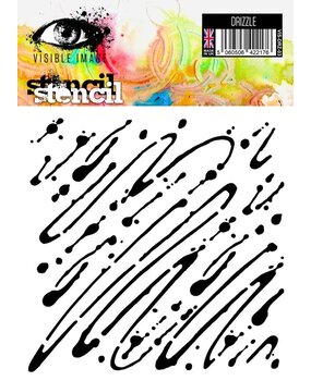 Visible Image Drizzle 6x6 Inch Stencil (XA2352) Visible Image Drizzle 6x6 Inch Stencil (XA2352)