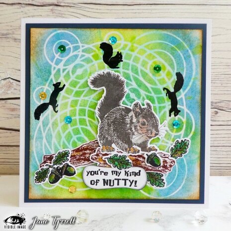 Visible Image Echoes 6x6 Inch Stencil (LK2353)