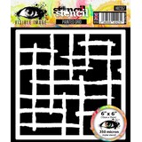 Visible Image Painted Grid 6x6 Inch Stencil (HB2357)