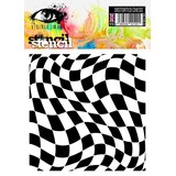Visible Image Distorted Chess 6x6 Inch Stencil (WD2358)