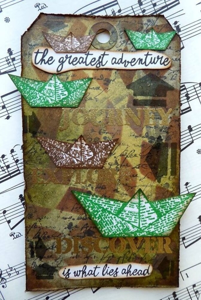 Visible Image Distorted Chess 6x6 Inch Stencil (WD2358)