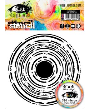 Visible Image Supernova 6x6 Inch Stencil (ZG2367) Visible Image Supernova 6x6 Inch Stencil (ZG2367)