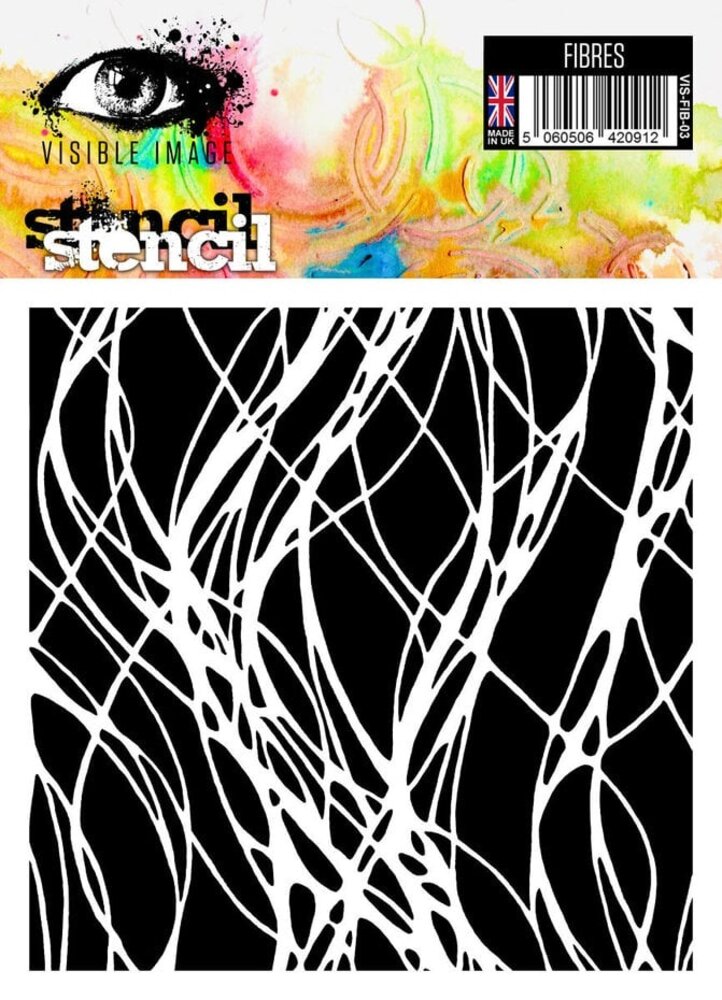 Visible Image Fibres 6x6 Inch Stencil (AH2368)