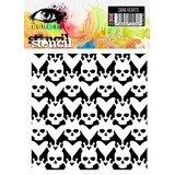 Visible Image Dark Hearts 6x6 Inch Stencil (VK2374)