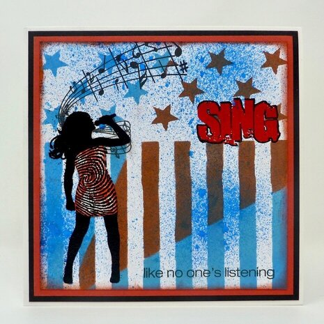 Visible Image Stars & Stripes 6x6 Inch Stencil (YK2382) Visible Image Stars & Stripes 6x6 Inch Stencil (YK2382)