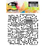 Visible Image Short Circuit 6x6 Inch Stencil (SO2384)
