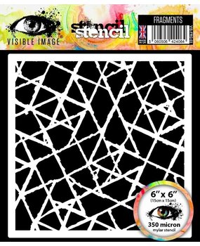 Visible Image Fragments 6x6 Inch Stencil (GO2391)