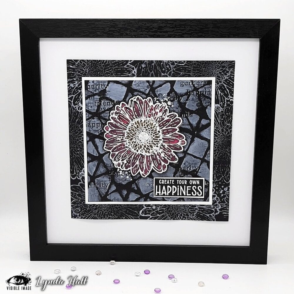 Visible Image Fragments 6x6 Inch Stencil (GO2391)