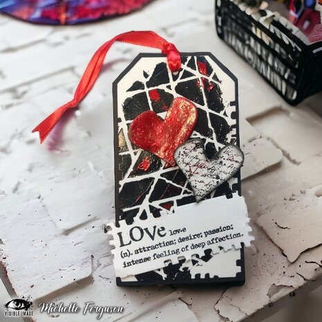 Visible Image Fragments 6x6 Inch Stencil (GO2391)