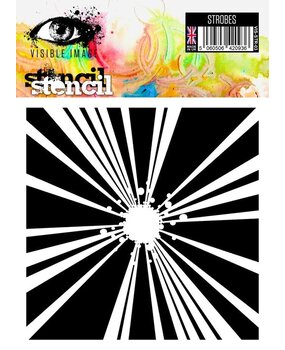 Visible Image Strobes 6x6 Inch Stencil (VR2392)