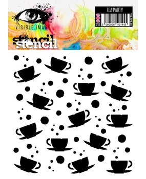 Visible Image Tea Party 6x6 Inch Stencil (OE2393)