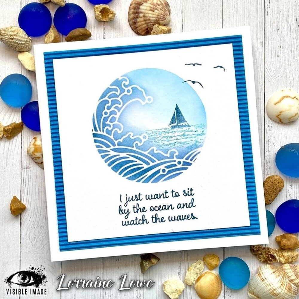 Visible Image Art Spheres #2 6x6 Inch Stencil (WN2394)