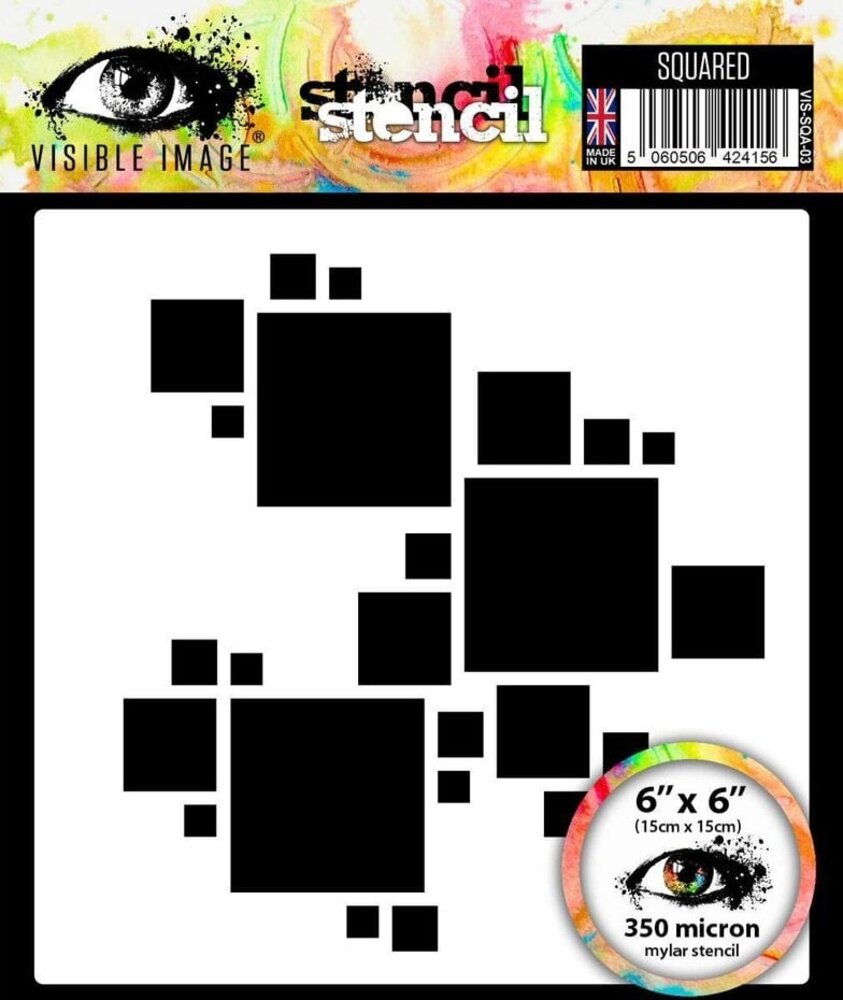 Visible Image Squared 6x6 Inch Stencil (TJ2395)