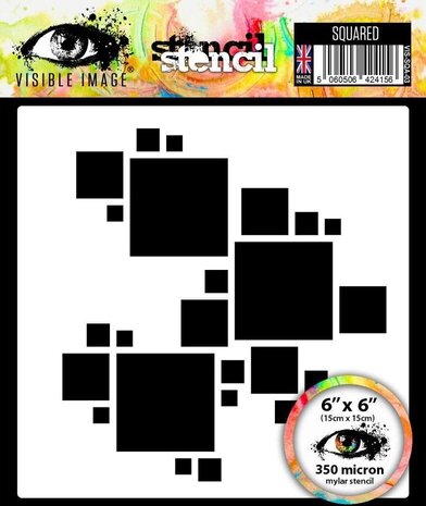 Visible Image Squared 6x6 Inch Stencil (TJ2395)