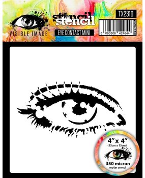 Visible Image Eye Contact Mini 4x4 Inch Stencil (TX2310)