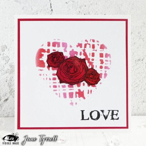Visible Image Mesh Heart 4x4 Inch Stencil (IQ2348) Visible Image Mesh Heart 4x4 Inch Stencil (IQ2348)