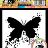 Visible Image Butterfly Ink Mini 4x4 Inch Stencil (OF2357) Visible Image Butterfly Ink Mini 4x4 Inch Stencil (OF2357)