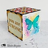 Visible Image Butterfly Ink Mini 4x4 Inch Stencil (OF2357) Visible Image Butterfly Ink Mini 4x4 Inch Stencil (OF2357)