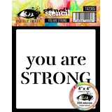 Visible Image You Are Strong 4x4 Inch Stencil (TA2365)