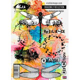 Visible Image Dragonfly Reflection A5 Stamp Set (IL2317)