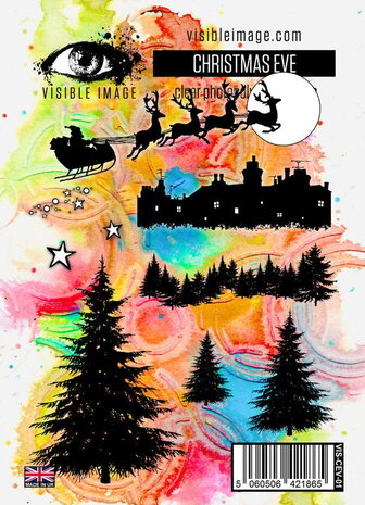 Visible Image Christmas Eve A6 Stamp Set (FN2301) Visible Image Christmas Eve A6 Stamp Set (FN2301)