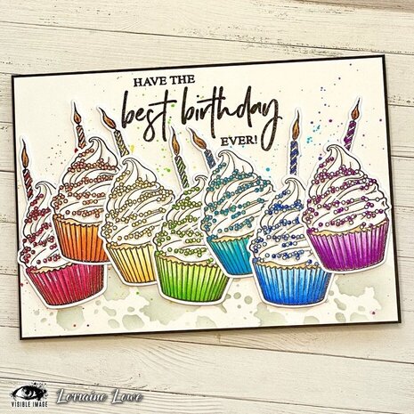 Visible Image Best Birthday Ever A6 Stamp Set (YD2305)