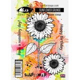 Visible Image Sunflower Grunge A6 Stamp Set (QV2305)