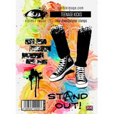 Visible Image Teenage Kicks A6 Stamp Set (FE2305)