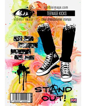 Visible Image Teenage Kicks A6 Stamp Set (FE2305)