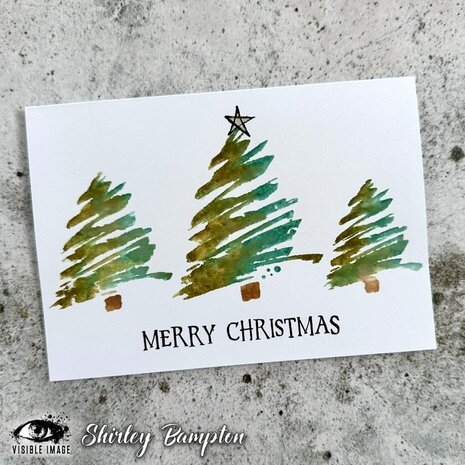Visible Image Sketched Christmas Trees A6 Stamp Set (GT2315) Visible Image Sketched Christmas Trees A6 Stamp Set (GT2315)