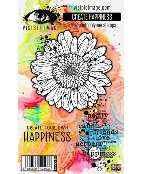 Visible Image Create Happiness A6 Stamp Set (AH2315)