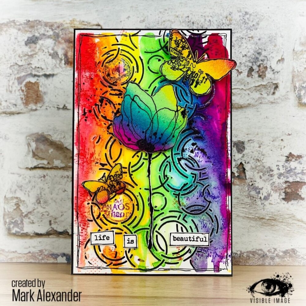 Visible Image Creative Chaos A6 Stamp Set (LP2316) Visible Image Creative Chaos A6 Stamp Set (LP2316)